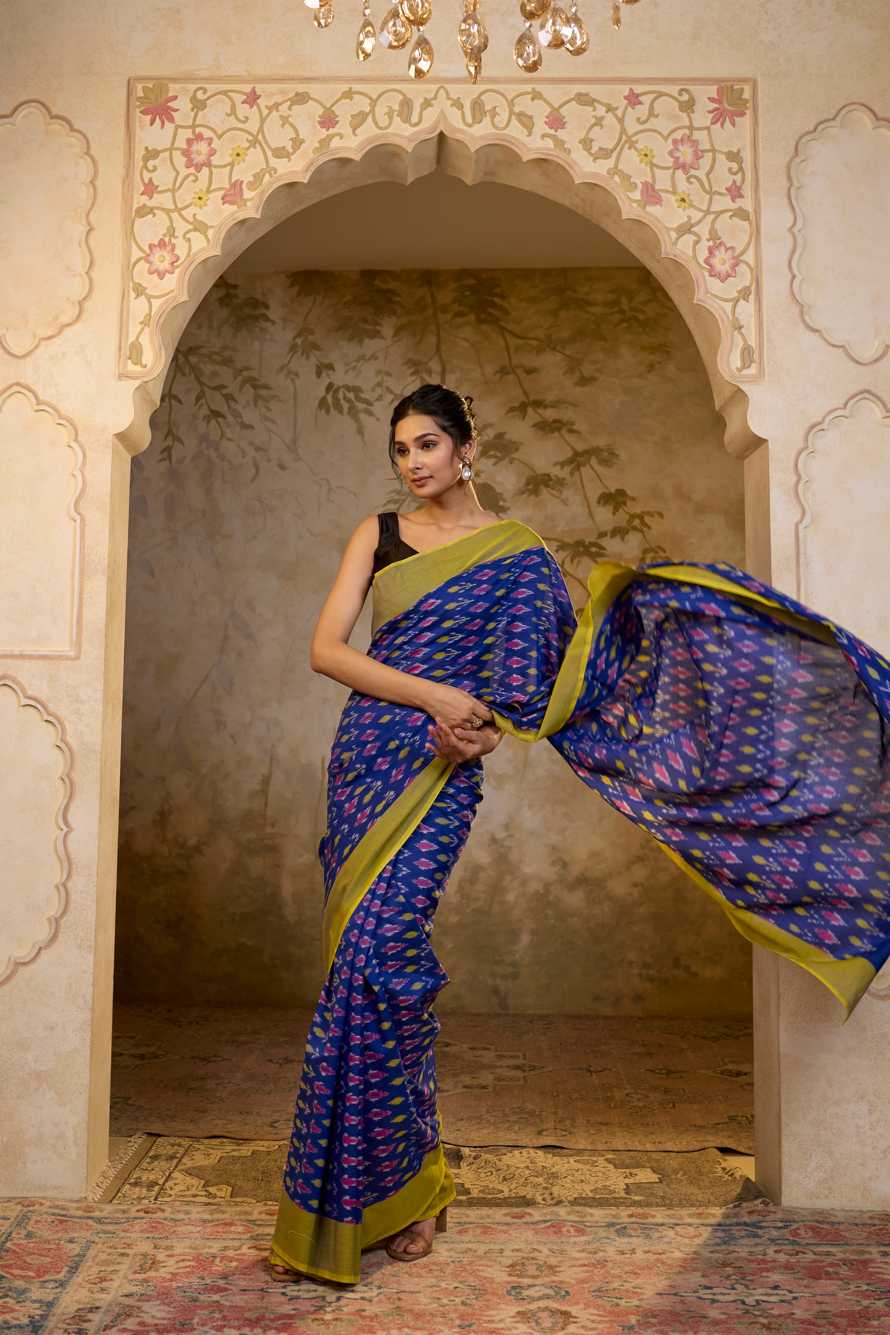 Blue Saree_3